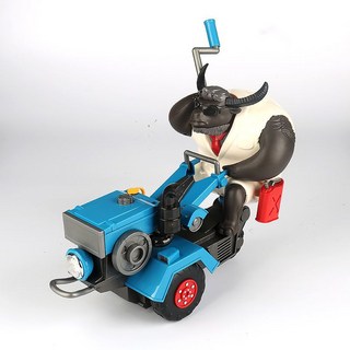 牛先生互動特技拖拉機兒童玩具, 1個, 藍色-牛先生互動特技拖拉機推薦【送3節充電池+充電器】