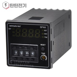 GF4A-P41T 디지털 카운터 타이머 GF4-P41N 신형 4행 48X48 ON DELAY 타캄 한영넉스, 1개