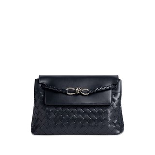 보테가 베네타 안디아모 브레이디드 레더 스몰 메신저 백