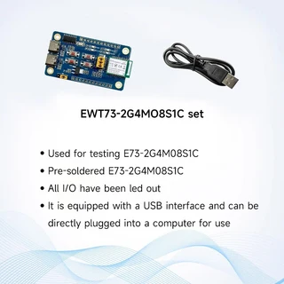 2.4G BLE5.4 nRF52833/52840/5340 RF SoC 모듈 DSENET E73 시리즈 테스트 보드 Bluetooth Mesh Thread ZigB, 04 EWT73-2G4M08S1C