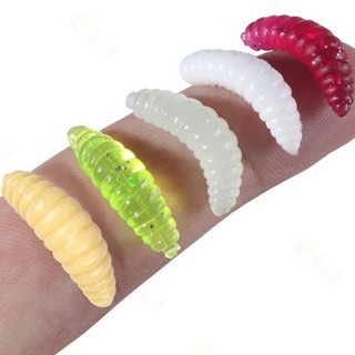 【LUREER】麵包蟲軟蟲 2公分 50入裝 微物吳郭魚溪流亮片路亞, 8號乾式鉤(只有鉤子)10入裝, 1個