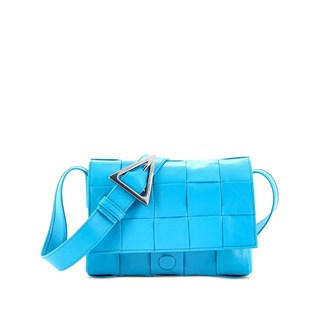 보테가 베네타 중고 카세트 맥시 인트레치아토 레더 스몰 크로스 백