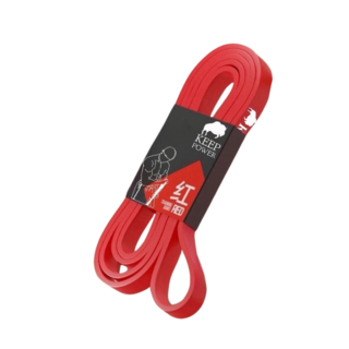 KEEP POWER 健身彈力帶 阻力帶 彈力繩 訓練帶 瑜珈帶, 紅色, 1個