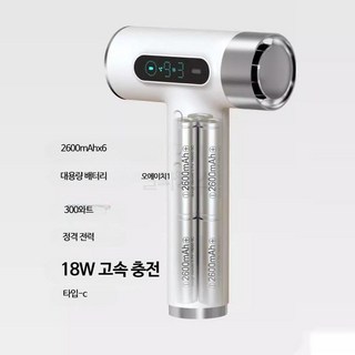 무선 헤어 드라이기 독일 충전식 가정용 무전원 휴대용 여행용 냉온풍 장시간 사용, 이미지참조, 1_9단 강풍+USB충전+3단핫팬