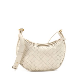 보테가 베네타 중고 제멜리 인트레치아토 레더 스몰 크로스 백