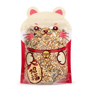 招福 貓咪造型寵物飼料, 250g, 1個