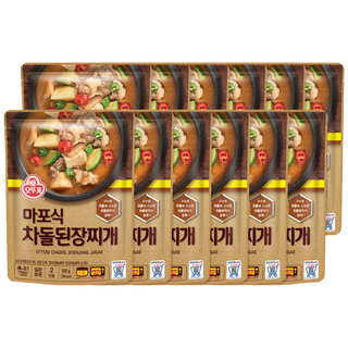 오뚜기 마포식 차돌된장찌개, 500g, 12개