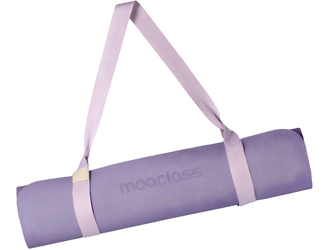 moaclass TPE 雙面瑜珈墊, 薰衣草紫, 1個
