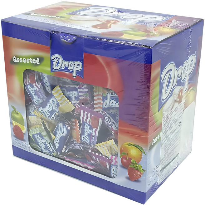 Drop 綜合軟糖 6種口味, 1kg, 1套