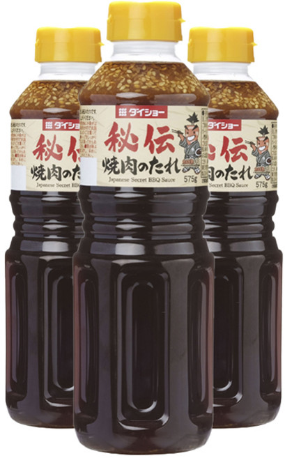 DAISHO 大逸昌 秘傳日式燒肉醬, 3瓶, 575g
