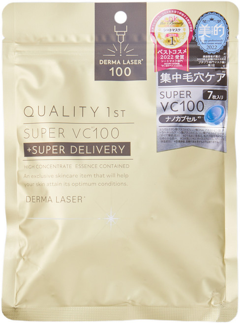 QUALITY 1ST Super Delivery VC100毛孔護理面膜, 1包, 7片