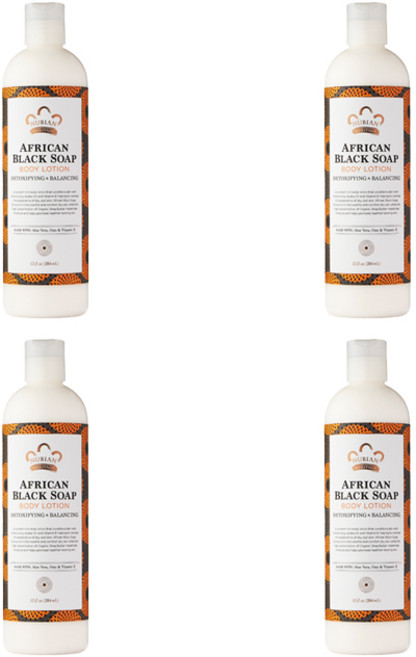NUBIAN HERITAGE 非洲黑皂乳液, 4個, 384ml