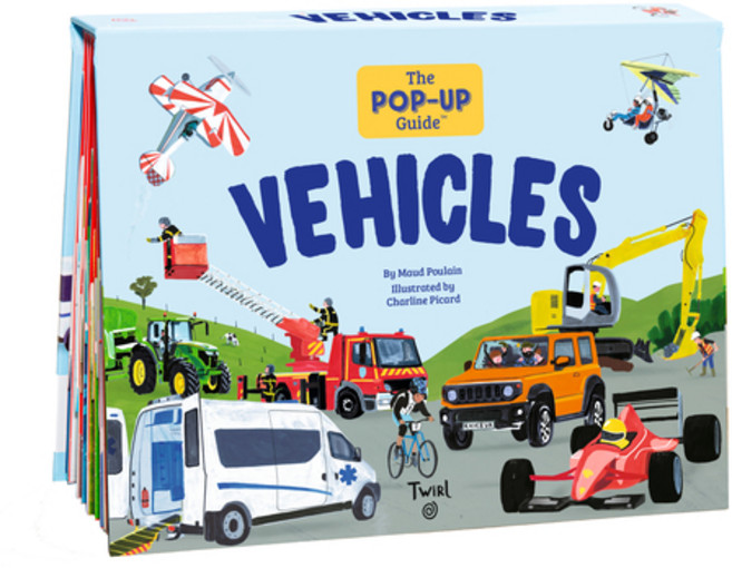 (英文圖書) The Pop-Up Guide: Vehicles 精裝版, Twirl, 英文