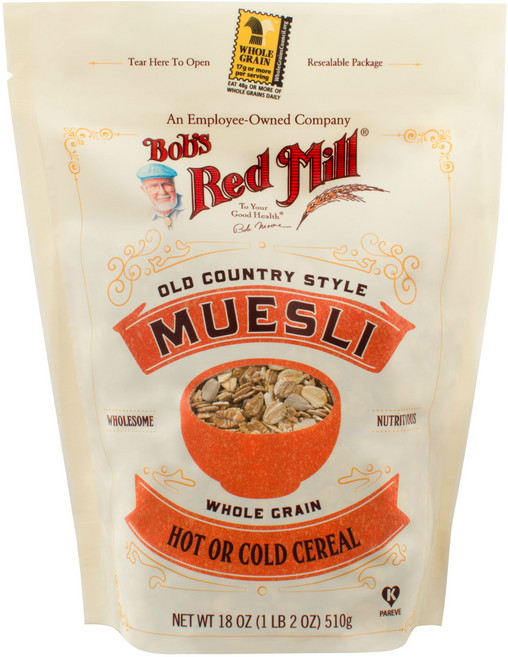 Bob's Red Mill 全穀物燕麥片, 1包, 510g