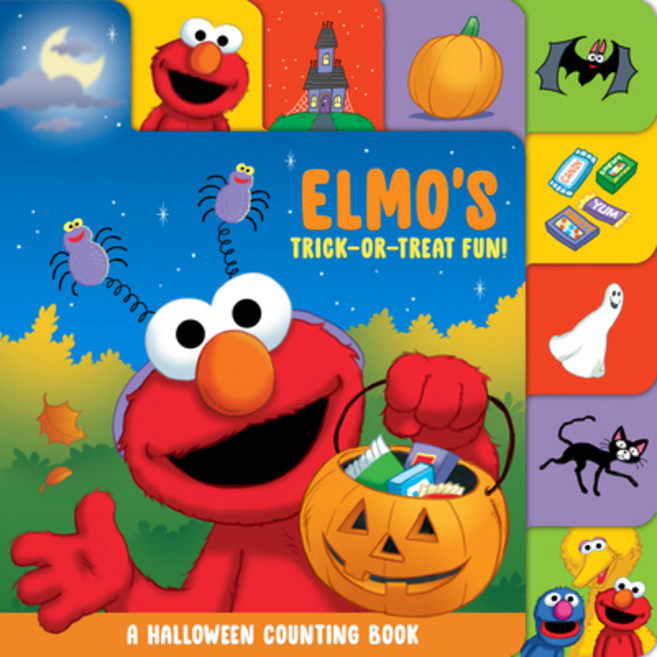 (英文圖書)Elmo's Trick-Or-Treat Fun!: A Halloween Counting Book (Sesame Street) Board Books, Random House Books for Youn..., 英文, 硬頁書