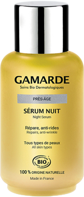 GAMARDE 法國珂瑪德 深層修護夜間精華油 撫平細紋 適用所有膚質 30ml, 1個