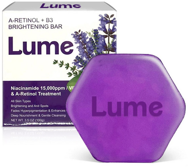 汝覓Lume A醇B3淡斑洗顏皂, 100kg, 1個
