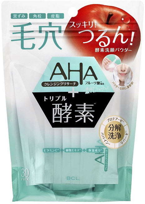 BCL Saborino AHA柔膚溫和酵素潔顏粉 30入, 1個, 12g
