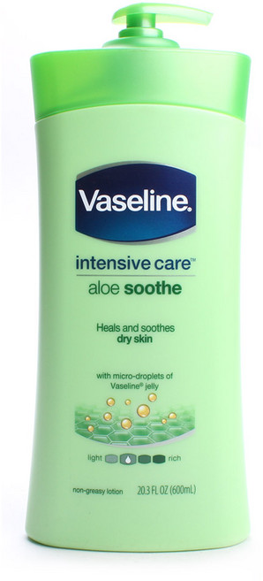 Vaseline 凡士林 蘆薈保濕身體乳液, 600ml, 1個