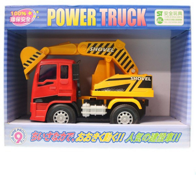 韓版 摩輪挖土車 工程車ST-02 (盒裝.中型) ST安全玩具, 一台入
