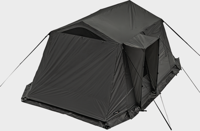 KZM 工業風奧斯卡雙人帳【綠色工場】kazmi 一房一廳 露營帳篷 別墅帳 四季帳 新手帳 二人帳 簡易帳, 炭灰色, 2人用