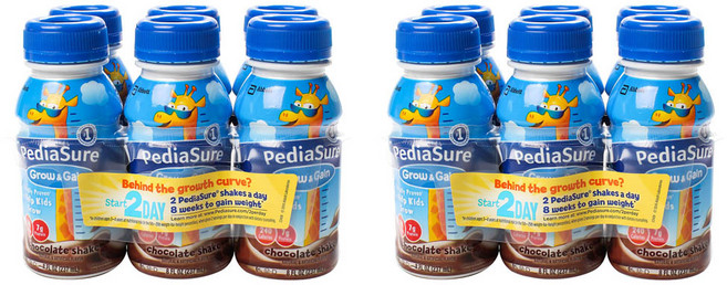 Abbott 亞培 PediaSure 小安素 孩童均衡完整營養即飲配方, 巧克力口味, 237ml, 12瓶