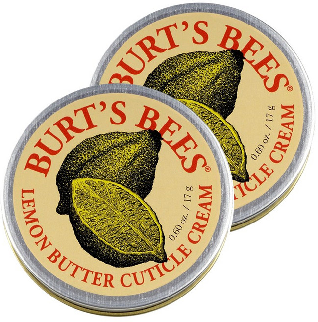 BURT'S BEES 檸檬指甲護理霜, 2盒, 17g