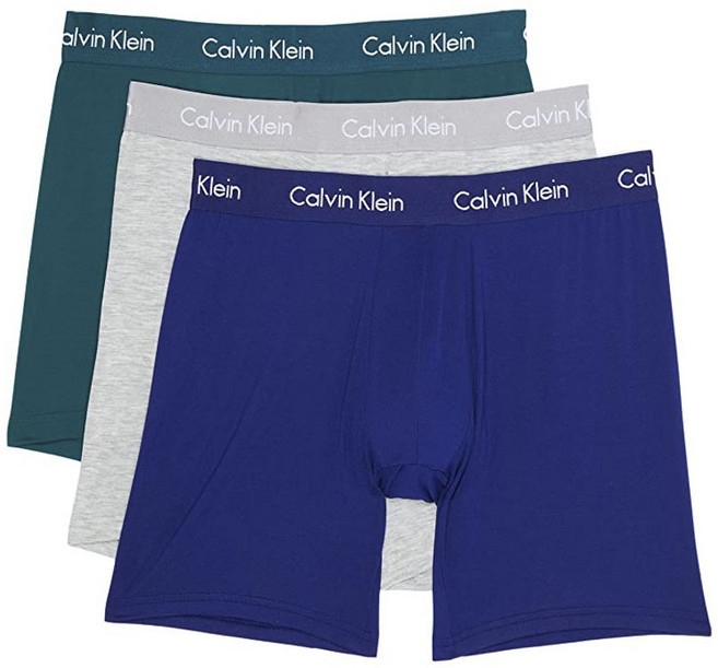 Calvin Klein 字母印花莫代爾平口內褲 3件組