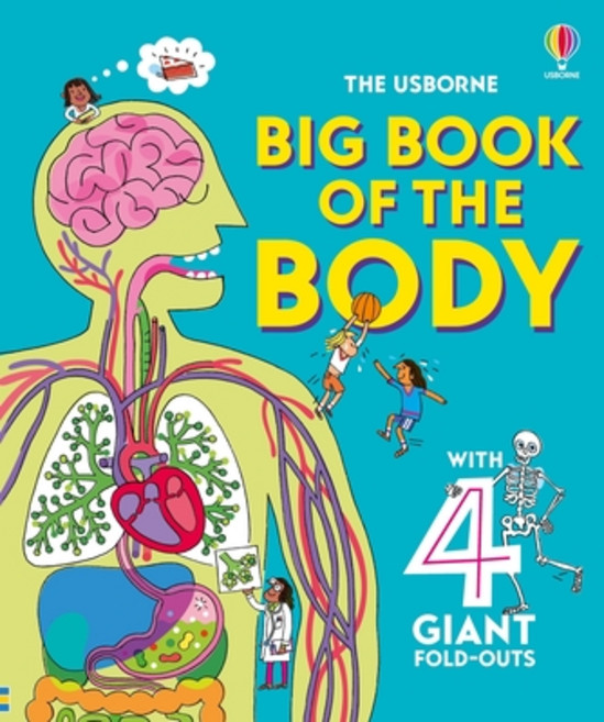 (英文圖書)Big Book of the Body 精裝版, Usborne Books, 英文
