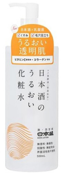 nihonsakari 清酒保濕化妝水, 1個, 500ml