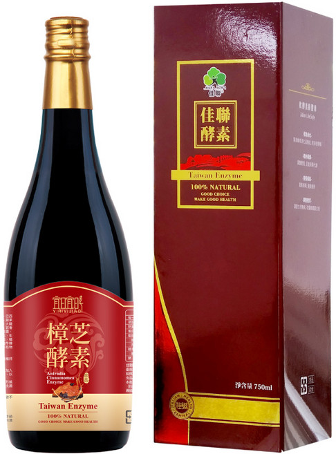 宜日宜酵 樟芝酵素液 750ml 珍稀精華 活力充沛, 1盒裝