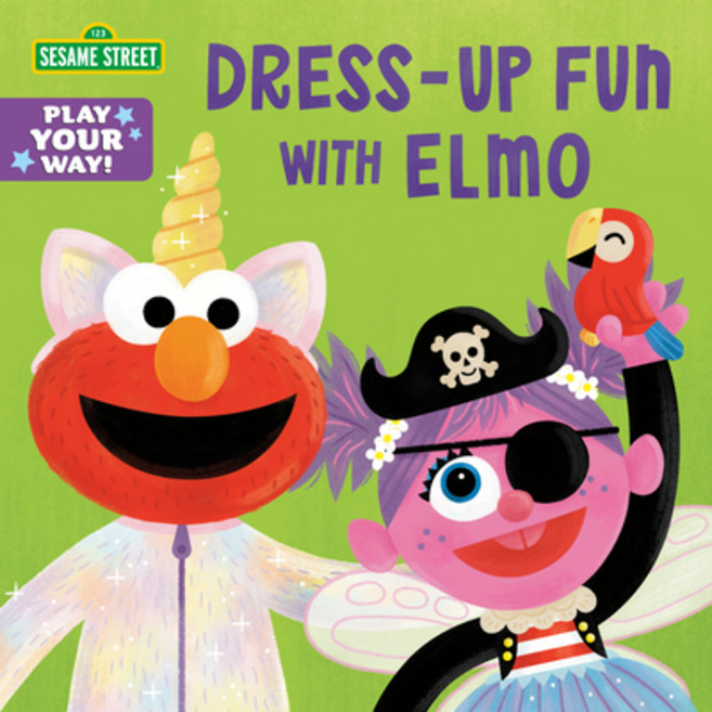 (英文圖書)Dress-Up Fun with Elmo (Sesame Street) Board Books, Random House Books for Youn..., 英文, 硬頁書