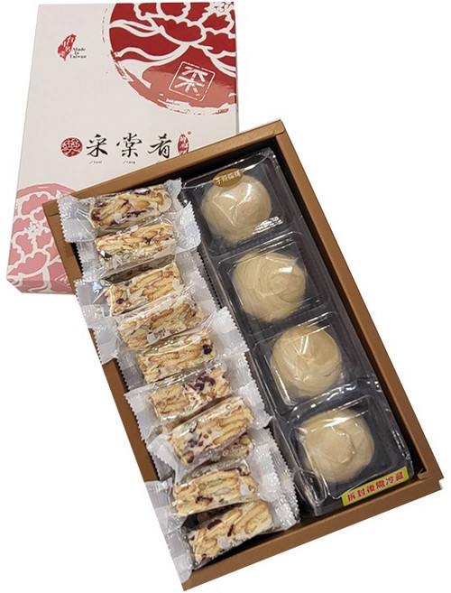 采棠肴 雪芋禮盒 (雪Q餅半斤+芋頭麻糬4入)
