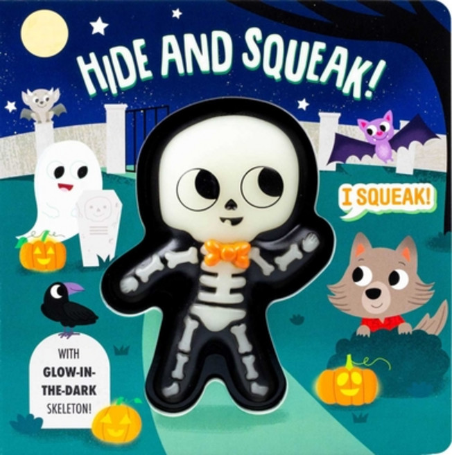 (英文圖書)Squeeze & Squeak: Hide and Squeak! Board Books, Silver Dolphin Books, 英文, 硬頁書