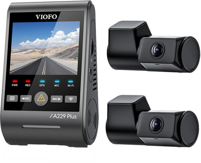 VIOFO A229 PLUS RTC300 RC300 三鏡頭行車紀錄器 2K高畫質 長焦鏡頭 STARVIS 2 主機 後置鏡頭 3M黏墊, 主機, 長焦鏡頭, 後置鏡頭, 3M黏墊, 512GB
