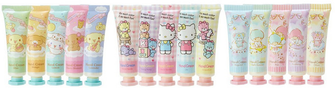 Hello Kitty雙子星大耳狗護手霜禮盒組 乳木果油摩洛哥堅果油正版授權 滋潤保濕。