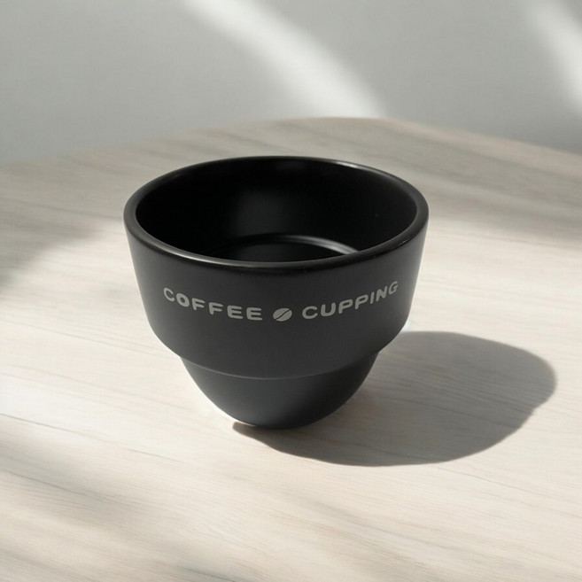 愛鴨咖啡 CAFEDE KONA 標準杯測碗 200ml 杯測匙, 黑色, 1個