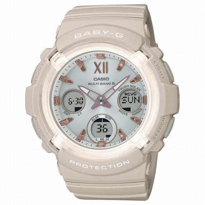 CASIO 卡西歐 BABY-G 女款MULTIBAND6計時太陽能電波手錶 BGA-2800-4A2JF