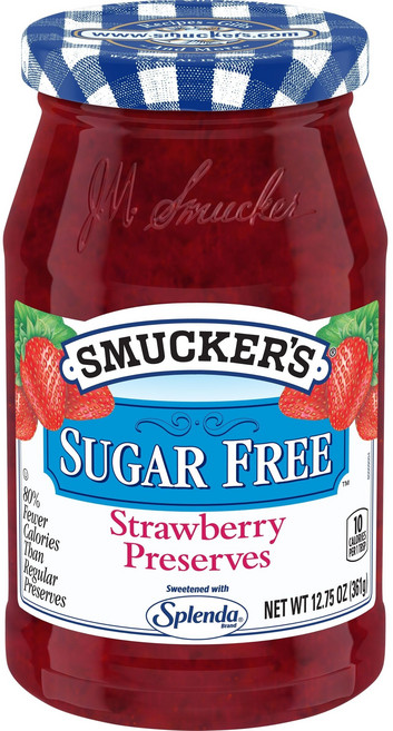 SMUCKER'S 盛美家 無糖草莓果醬, 1罐, 361g
