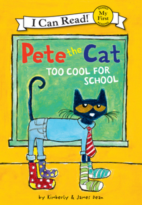 (英文圖書)Pete the Cat: Too Cool for School Library Binding, Leveled Readers, 英文, 圖書館裝訂