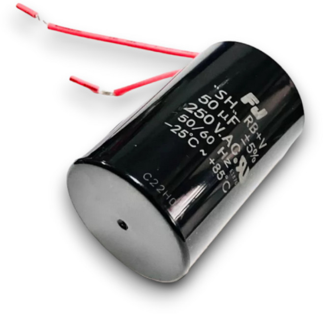 正典 台灣FJ 啟動電容 AC110v用 洗衣機馬達 抽水機 加壓馬達, 1個, UCHI電子 50uf 250v