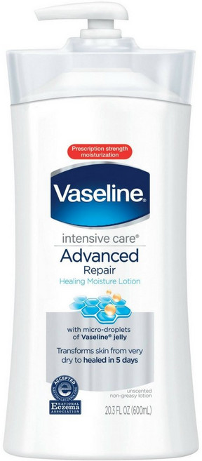 Vaseline 凡士林 專業修護潤膚露 無香, 1瓶, 600ml
