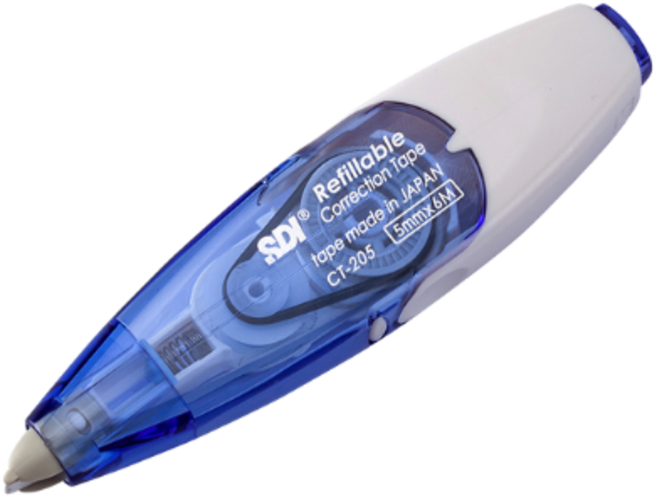 手牌SDI修正內帶 CT-205R CT-206R CT-204R, CT-205R(藍色), 藍, 1個