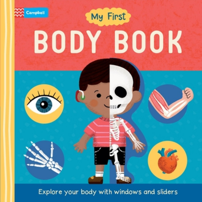 (英文圖書)My First Body Book: Explore Your Body with Windows and Sliders Board Books, Campbell Books, 英文, 硬頁書