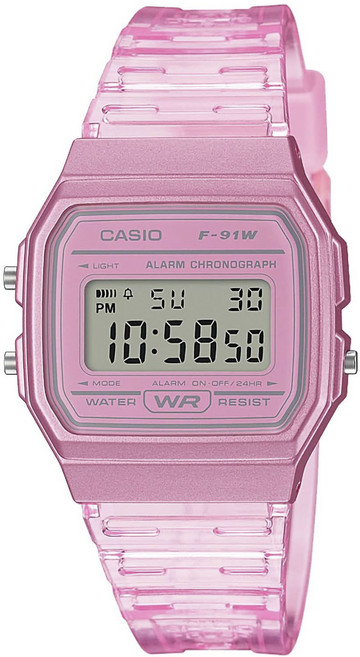 CASIO 卡西歐 中性款WR聚氨酯手錶 F-91WS-4JH