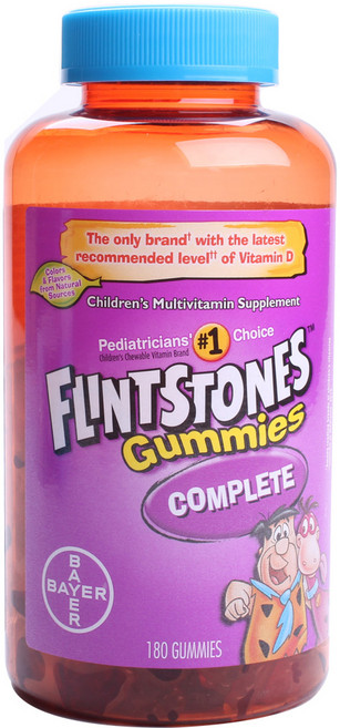 Flintstones 孩童用綜合維他命軟糖, 180顆, 1罐