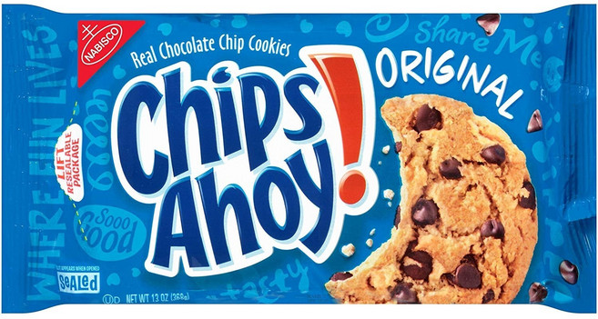 Chips Ahoy 原味巧克力顆粒餅乾, 1包, 368g