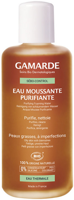 GAMARDE法國珂瑪德 控油淨化潔顏水 夏日控油抗痘 溫和不緊繃, 200g, 1個