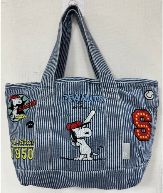 ROOTOTE 史努比聯名包 日貨限量刺繡側背包 可愛購物袋, 詳見包裝