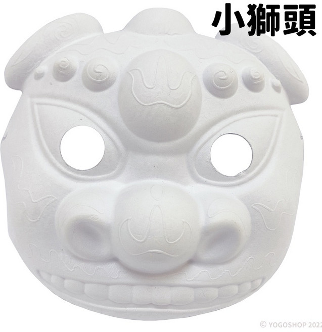 空白面具 附鬆緊帶 DIY紙面具 萬聖節舞會動物面具, 白色, 1個